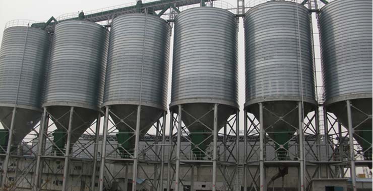 the spiral steel silo from AGICO
