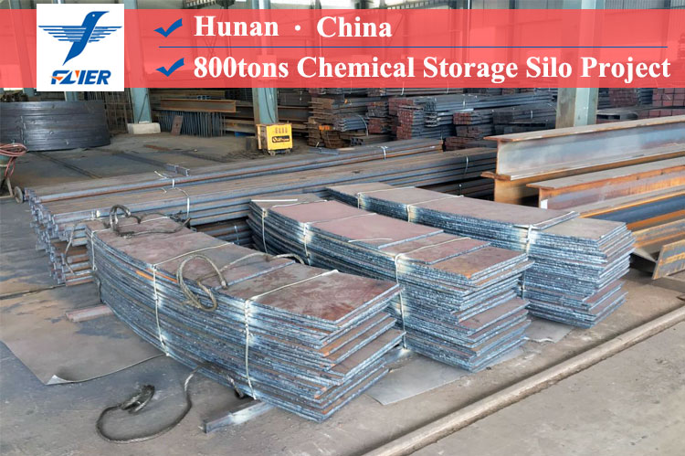 800tons chemical storage silo project