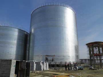 design of silo subjected to bucking analysis