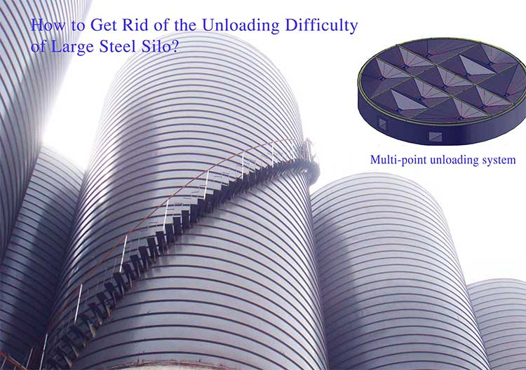 get rid of the unloading difficulty of steel silo