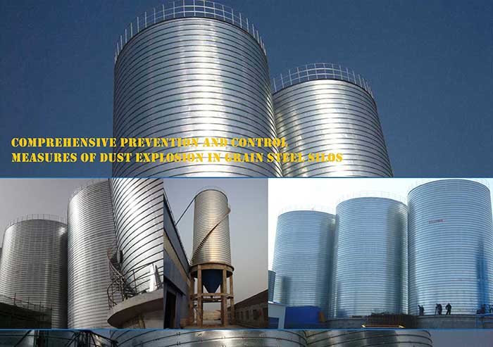 grain steel silo dust explosion control measures