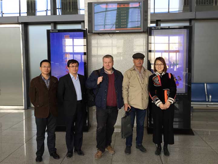 Kazakhstan Customers Visit Our Silo Project
