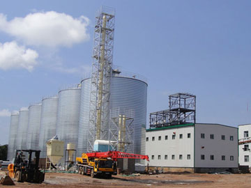 oilseed storage silo