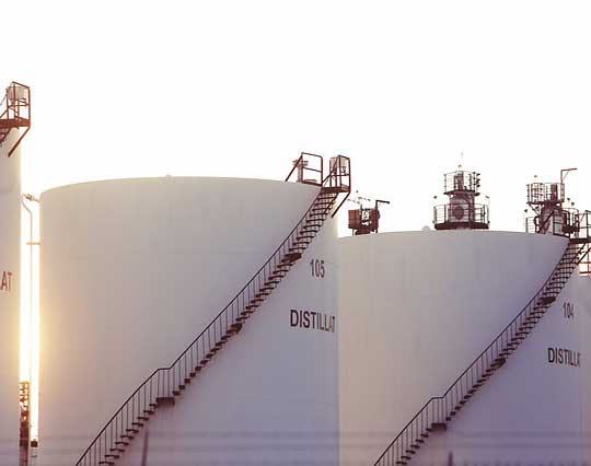 steel silos with anticorrosive coating