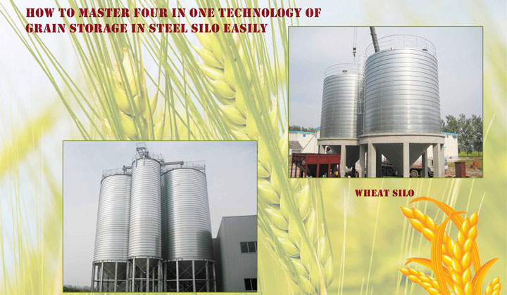 four in one technology application in grain storage silo