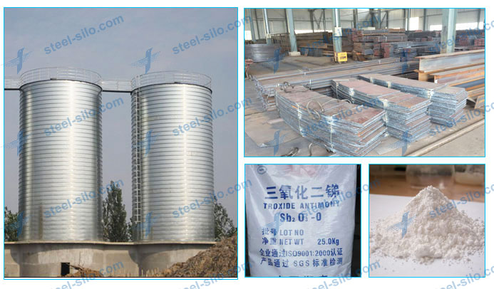 800tons chemical storage silo project