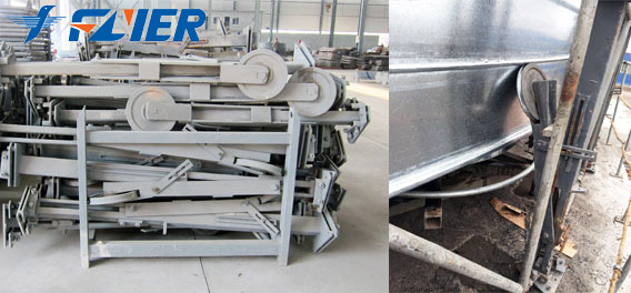 steel silo bearing support