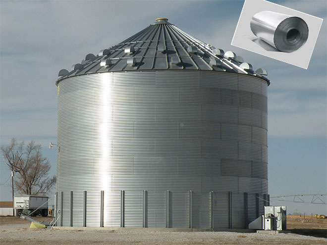 raw material for making grain silo