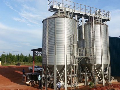 Grain Silo is Greatly in Need in India - Flyer Spiral Steel Silo