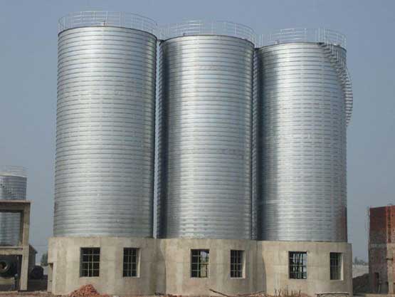 slag storage steel silo