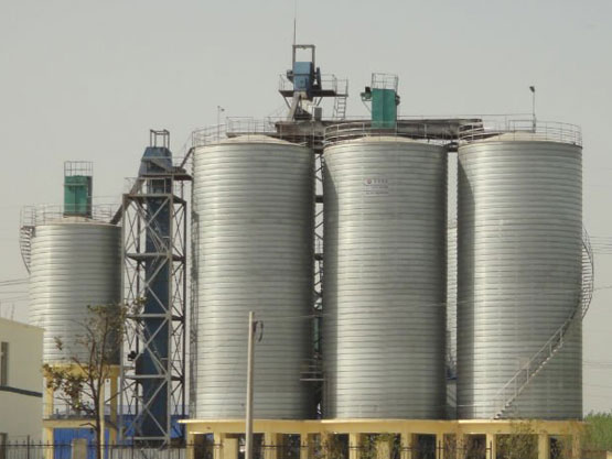 steel silo storaging coal