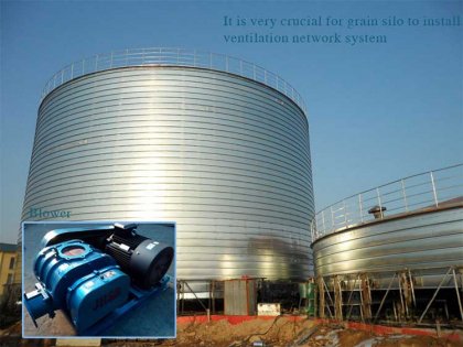 It Is Very Crucial for Grain Silo to Install Ventilation Network System